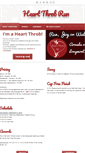 Mobile Screenshot of heartthrobrun.com